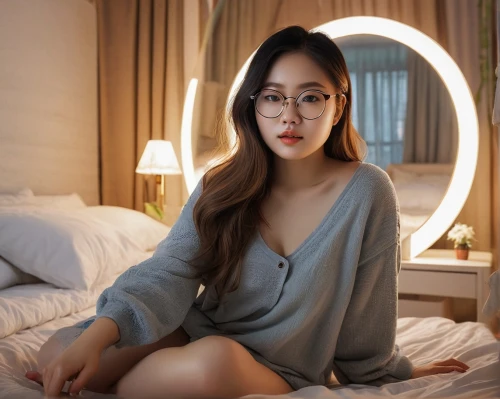 aui,hyori,xiaowan,with glasses,hara,anqi,lihui,kaew,ziwei,xiaowu,jihui,girl in bed,jilong,lijie,phuquy,sihui,siyi,thongsuk,krystal,jie,Photography,General,Natural