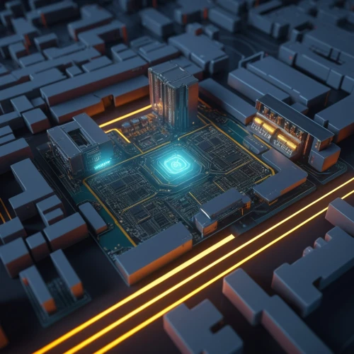 microdistrict,cybertown,voxel,cybercity,voxels,labyrinths,cyberport,3d render,metropolis,circuitry,micropolis,cyberview,labyrinthian,tron,silico,city blocks,circuit board,cyberia,ancient city,cinema 4d,Photography,General,Sci-Fi