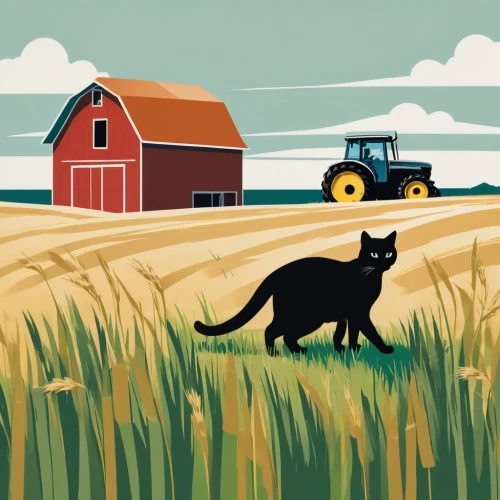 farm landscape,farm background,cat vector,homesteader,agricultural,agriprocessors,agricultural scene,salatin,farmstead,agriculture,agriculturally,wheat crops,farmland,field of cereals,homesteading,smallholdings,farm tractor,sharecropping,farmstand,cereal grain,Illustration,Black and White,Black and White 32