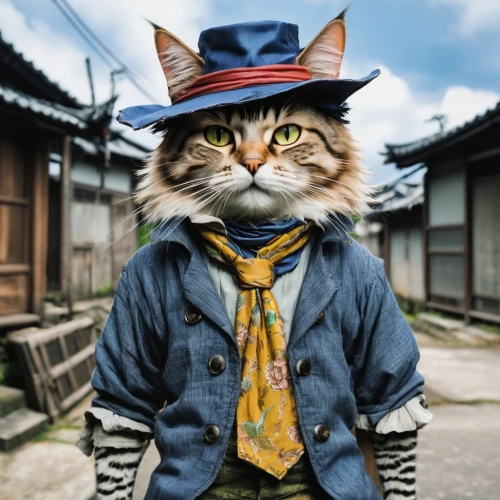street cat,vintage cat,worldcat,cat sparrow,catman,tabby cat,cat warrior,red tabby,cat image,orange tabby cat,alley cat,stationmaster,breed cat,cat look,kitterman,wild cat,citycat,godot,alberty,red cat,Illustration,Japanese style,Japanese Style 05