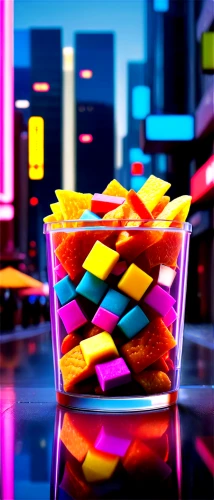 neon drinks,cubes,neon candies,neon coffee,sticky notes,post-it notes,neon candy corns,neon tea,neon cocktails,colorful city,neon arrows,square bokeh,neon light drinks,3d background,3d render,cinema 4d,lego background,blur office background,sticky note,voxels,Conceptual Art,Sci-Fi,Sci-Fi 26