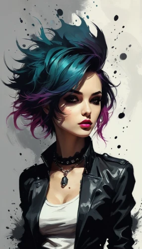 domino,punk,fashion vector,grunge,punk design,goth woman,karou,maeve,portrait background,sombra,zemfira,evie,jinx,nyx,rock chick,renegade,punkish,marla,electropop,violetta,Conceptual Art,Fantasy,Fantasy 14