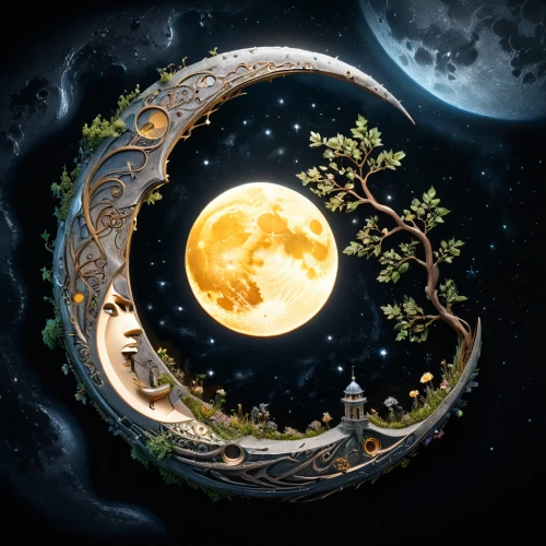 moon and foliage,moon and star background,little planet,hanging moon,mother earth,lune,circumlunar,moon phase,lunae,phase of the moon,the moon,moon,moonwatch,full moon,ecosphere,lughnasadh,moon at night,moonlit night,iplanet,goldmoon,Photography,General,Fantasy