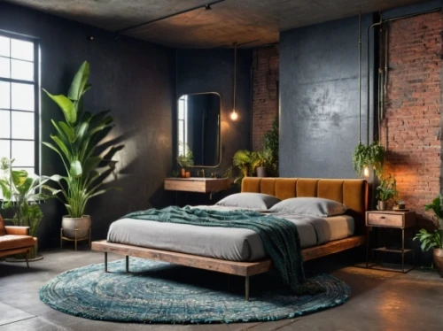 loft,bedroom,bedrooms,modern decor,lofts,rustic aesthetic,modern room,sleeping room,guest room,beds,daybeds,great room,daybed,bedroomed,contemporary decor,interior design,furnishing,an apartment,roominess,guestroom