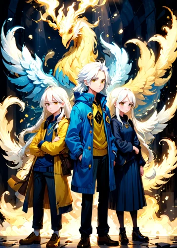 angels of the apocalypse,griffons,phoenixes,archangels,griffins,the three magi,firehawks,ravenclaw,little angels,alchemists,angelfire,triwizard,whirlwinds,skyheroes,nordics,gryphons,fire birds,mages,victors,coldfire,Anime,Anime,Cartoon