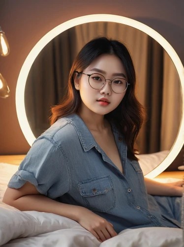 reading glasses,silver framed glasses,with glasses,yifei,aui,glasses,moua,anqi,oval frame,girl in bed,yunjin,eul,phuquy,xiyu,lijie,room lighting,shaoxuan,xiaoli,lihui,yanqi,Photography,General,Natural