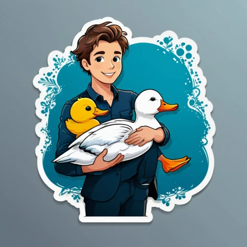 duckie,ducky,swan cub,duckies,swan baby,duck cub,quacking,baby swan,pato,rubber duck,duckling,young duck duckling,stiel,patito,rubber ducks,diduck,quacker,young swan,ente,swan,Unique,Design,Sticker