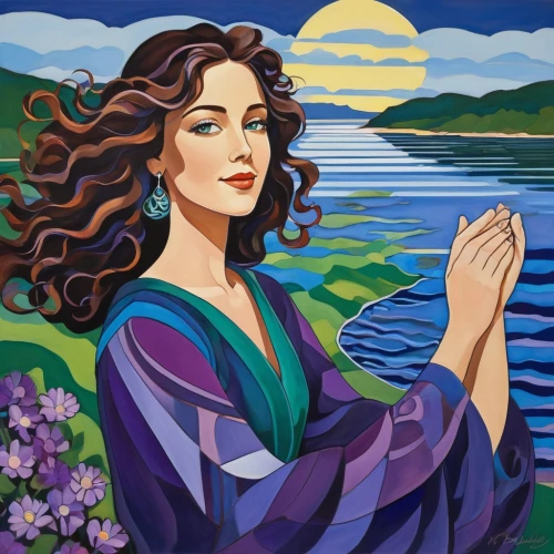 art deco woman,david bates,girl on the river,amphitrite,ariadne,carol colman,maureen o'hara - female,tretchikoff,winona,mcginley,kinvara,eilean,mcginness,arwen,blumstein,oonagh,goncharova,fisherwoman,dubbeldam,whitmore,Art,Artistic Painting,Artistic Painting 44