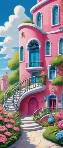 lazytown,dreamhouse,seaside resort,apartment building,popeye village,apartment house,hotel riviera,apartment block,apartment complex,candyland,house of the sea,luxury hotel,utena,fantasy city,an apartment,magnocellular,grand hotel,fairy tale castle,houses clipart,holiday complex,Illustration,American Style,American Style 13