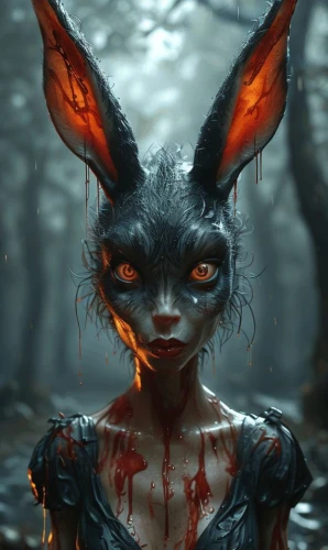 wild rabbit,lepus,bunnicula,jack rabbit,huntress,rabbit,dark art,cottontail,hare,rabbitte,cartoon bunny,wabbit,myxomatosis,wild hare,cartoon rabbit,jackrabbit,unseelie,white rabbit,lapine,evil fairy