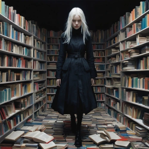 black coat,isoline,bibliophile,librarian,grimoire,bookish,gothic woman,witchfinder,lenore,bookseller,bookshops,dark gothic mood,headmistress,booklist,therion,bookland,coven,momsen,raveonettes,lazaretto,Photography,Fashion Photography,Fashion Photography 25