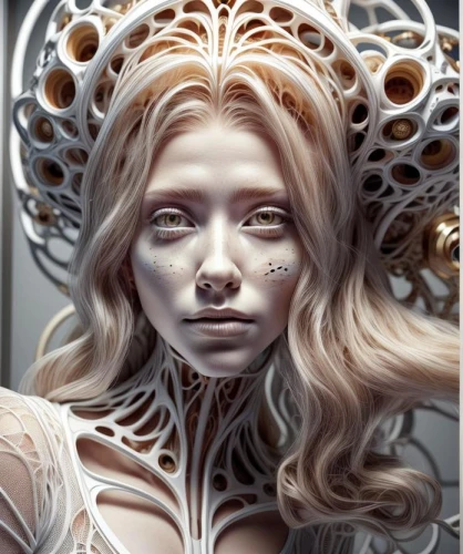 vespertine,margaery,filigree,margairaz,seelie,arachne,galadriel,biomechanical,medusa,fractals art,dryads,unseelie,diwata,behenna,enchantress,transhuman,flower of life,vestal,dryad,transhumanism