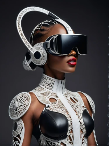 afrofuturism,derivable,virtuality,cyber glasses,wearables,virtual reality headset,virtual identity,cybernetic,cybernetically,cyberdog,futurist,ororo,virtual world,3d render,3d rendered,gradient mesh,3d rendering,cyberspace,3d fantasy,voodoo woman,Photography,Fashion Photography,Fashion Photography 03