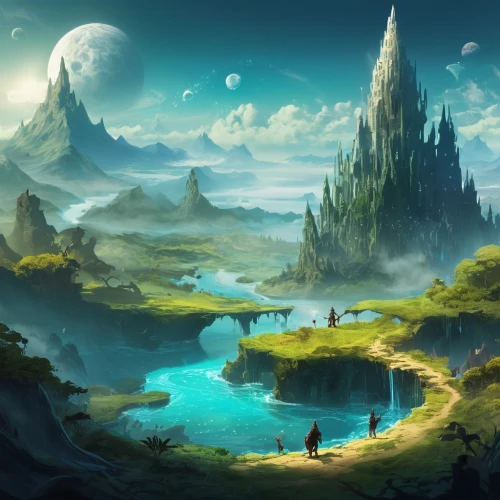 fantasy landscape,fantasy picture,mushroom landscape,futuristic landscape,landscape background,fairy world,dreamlands,an island far away landscape,lunar landscape,wildstar,fantasy world,fantasy art,fairyland,microworlds,high landscape,dream world,wonderlands,alfheim,3d fantasy,hinterlands,Conceptual Art,Fantasy,Fantasy 02