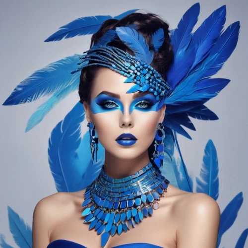 feather headdress,feather jewelry,blue enchantress,bluejay,blue peacock,blue parrot,headdress,blue jay,headdresses,indian headdress,kitana,blue bird,blue butterfly,plumage,color feathers,feathers,bluefly,exotic bird,headress,birds of paradise,Photography,Fashion Photography,Fashion Photography 26