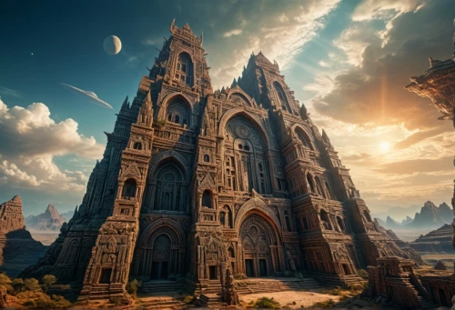 labyrinthian,gothic church,haunted cathedral,calydonian,cathedral,castrum,neogothic,mausoleum ruins,ancient city,the black church,black church,sanctum,theed,tirith,kharkh,adelaar,hall of the fallen,basilica,cathedrals,sansar,Photography,General,Fantasy