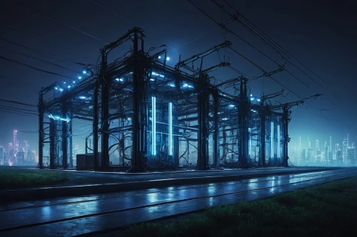 substation,hvdc,electricity pylons,electricity,industrial landscape,electrical grid,eletrica,electricity pylon,substations,electric tower,high-voltage power lines,refinery,electrification,connections,cyberport,power lines,power towers,epco,cybercity,electrique,Photography,Fashion Photography,Fashion Photography 14
