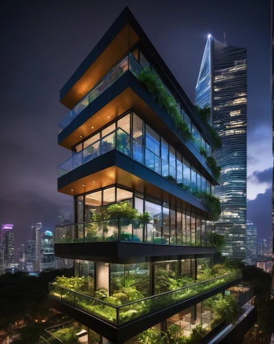 sathorn,singapore landmark,capitaland,modern architecture,singapore,glass building,glass facade,chengdu,escala,chongqing,cantilevered,shenzhen,residential tower,skyscapers,taikoo,interlace,guangzhou,zhangzhou,futuristic architecture,skypark,Conceptual Art,Oil color,Oil Color 17