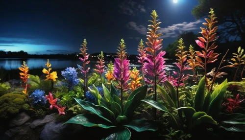 flower in sunset,snapdragon,pond flower,bioluminescent,lilies of the valley,cannas,lupinus,torch lilies,water plants,colorful light,water flowers,lilies,rocket flowers,fluorescens,sea of flowers,krathong,flower water,bioluminescence,hygrophila,splendor of flowers,Photography,Artistic Photography,Artistic Photography 02