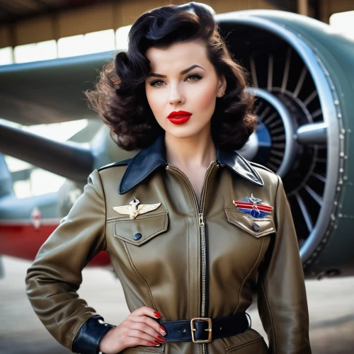 superfortress,retro pin up girl,stewardess,bombshells,retro pin up girls,pin ups,pin up girl,aviatrix,warbird,stewardesses,retro women,pin up girls,50's style,tupolev,pin-up girl,valentine day's pin up,retro woman,servicewoman,pin-up model,hedy,Photography,General,Realistic