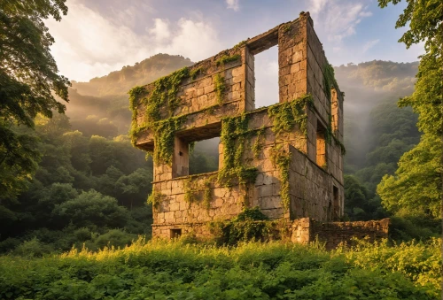 ancient ruins,ruine,abandoned place,ruins,castle ruins,asturias,kudzu,ancient house,ruined castle,windows wallpaper,abandoned places,old mill,bomarzo,dilapidated building,walhalla,ruin,bastion,abandoned,abandoned building,zagori,Photography,General,Realistic