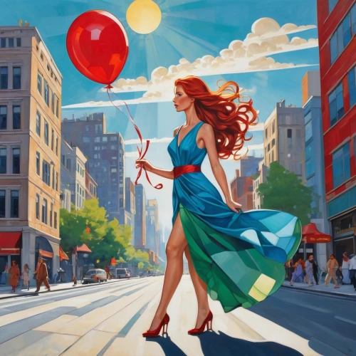 red balloon,little girl with balloons,red balloons,colorful balloons,world digital painting,retro pin up girls,retro pin up girl,pin up girl,balloons flying,pin-up girl,pin-up girls,woman walking,pin up girls,balloonist,corner balloons,valentine day's pin up,ballon,blue balloons,balloons,balloon,Art,Artistic Painting,Artistic Painting 44