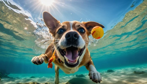 dog in the water,cheerful dog,surfdog,dog photography,animal photography,scuba,underwater background,beach dog,swimmable,snorkel,retrieving,snorkeler,scuba diving,divemaster,snorkelling,retriever,underwater world,nekton,retrieve,retrieves,Photography,Artistic Photography,Artistic Photography 01