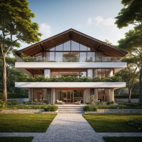 modern house,3d rendering,forest house,modern architecture,timber house,luxury home,dunes house,luxury property,frame house,smart home,homebuilding,associati,beautiful home,wooden house,render,mid century house,architettura,passivhaus,cantilevers,smart house,Photography,General,Natural