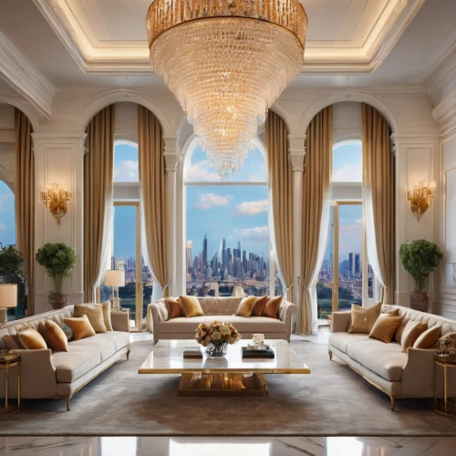 luxury home interior,opulently,penthouses,great room,ornate room,luxury property,opulent,opulence,living room,livingroom,palatial,poshest,luxuriously,luxury real estate,luxe,chandeliered,luxurious,baccarat,luxury,apartment lounge,Illustration,Abstract Fantasy,Abstract Fantasy 13