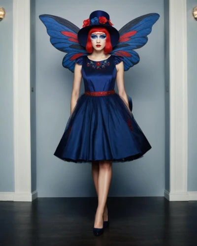 queen of hearts,rankin,doll dress,raggedy ann,homogenic,red and blue,ahs,evil fairy,blue butterfly,queen of liberty,fashion doll,galliano,delery,vinoodh,wicked witch of the west,millinery,red white blue,milliner,milliners,anabelle