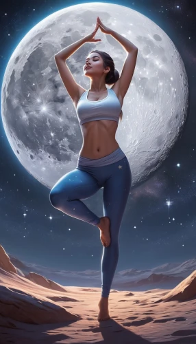 half lotus tree pose,vinyasa,asanas,surya namaste,yogini,pranayama,breathwork,yoginis,ishvara,poornima,full moon day,yoga poses,sadhana,earth chakra,yoga pose,padmasana,sun salutation,ashtanga,yogic,kundalini,Conceptual Art,Fantasy,Fantasy 03