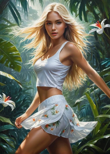 girl in flowers,flower fairy,faerie,spring background,fantasy picture,kupala,beautiful girl with flowers,fantasy art,flower background,spring leaf background,tropical floral background,garden fairy,nature background,springtime background,faery,girl in the garden,faires,garden of eden,hula,amazonica,Conceptual Art,Fantasy,Fantasy 12