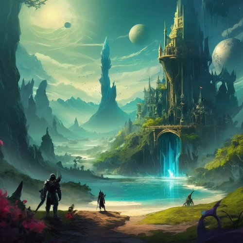 fantasy landscape,fantasy picture,fantasy world,fantasy art,3d fantasy,arenanet,wildstar,fantasy city,futuristic landscape,dreamlands,fantasia,azeroth,cartoon video game background,fairy world,strangehold,hinterlands,wonderlands,world digital painting,dream world,realms,Conceptual Art,Fantasy,Fantasy 02