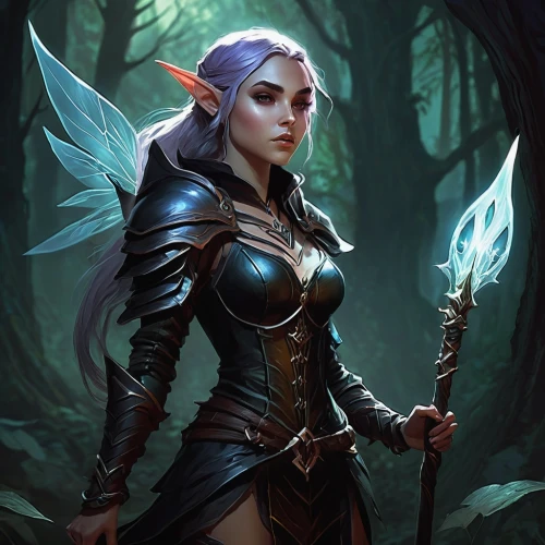 dark elf,nissa,sorceror,elona,jaina,violet head elf,karavas,wood elf,fantasy portrait,male elf,wodrow,taleyarkhan,elven,shadrake,velika,yavana,elspeth,talara,female warrior,vaivara,Conceptual Art,Fantasy,Fantasy 08