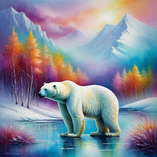 polar aurora,aurora polar,icebear,polar bear,ice bear,whitebear,white bear,polar bears,polar,arctica,polar lights,beringia,ice bears,arctic,young polar bear,mawson,artic,northen lights,arctic ocean,nordic bear,Conceptual Art,Daily,Daily 32