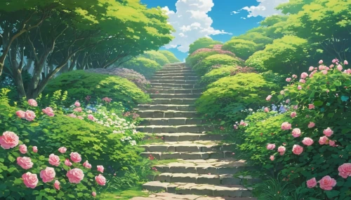pathway,forest path,way of the roses,hiking path,the mystical path,arrietty,wooden path,to the garden,stairs to heaven,flower garden,the path,tunnel of plants,rosewall,bougainvilleans,path,stairway to heaven,paths,nature background,heaven gate,landscape rose,Photography,General,Realistic