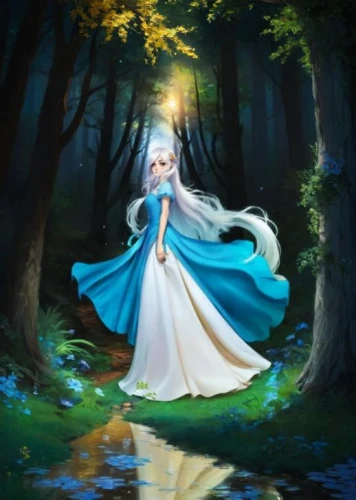 fantasy picture,peignoir,faerie,ballerina in the woods,fairy tale character,elfland,yiwen,galadriel,undine,fairie,lyria,faery,fantasy art,rusalka,thingol,faires,alfheim,fairy queen,fairies aloft,finrod