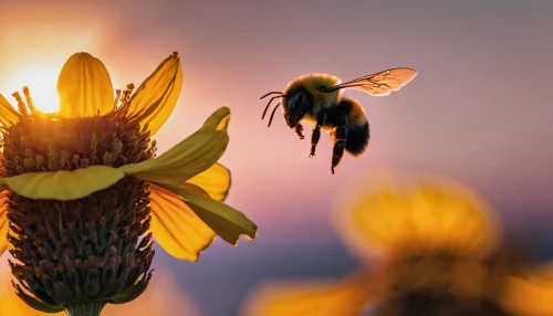 bee,pollinators,pollinate,pollination,pollinating,pollinator,bumblebees,flower in sunset,bienen,hommel,western honey bee,neonicotinoids,abeille,pollina,wild bee,bumblebee fly,giant bumblebee hover fly,honey bees,hover fly,collecting nectar,Conceptual Art,Sci-Fi,Sci-Fi 13