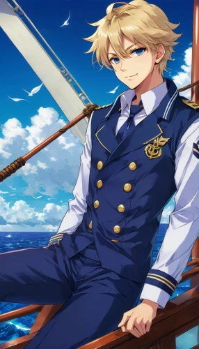 darjeeling,pommern,reinhard,edvard,kazuaki,itaru,slaine,sailor,delta sailor,richelieu,nautical star,michiru,finnian,kiske,yukiya,dreamboat,siebold,at sea,seafaring,seafarer,Illustration,Japanese style,Japanese Style 03