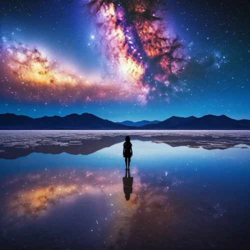 universe,the universe,galaxy,astral traveler,the milky way,galaxy collision,galactic,universo,milky way,astronomy,intergalactic,the night sky,univers,cosmological,interspace,space art,cosmic,dreamscape,astronomical,night sky,Illustration,Japanese style,Japanese Style 14