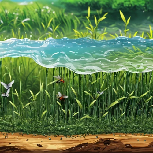 cartoon video game background,nature background,eutrophication,wetland,ricefield,aeration,wetlands,background view nature,water scape,grassfields,waterscape,landscape background,salt meadow landscape,seagrass,water plants,spring background,ricefields,children's background,underwater landscape,brook landscape,Unique,Design,Logo Design