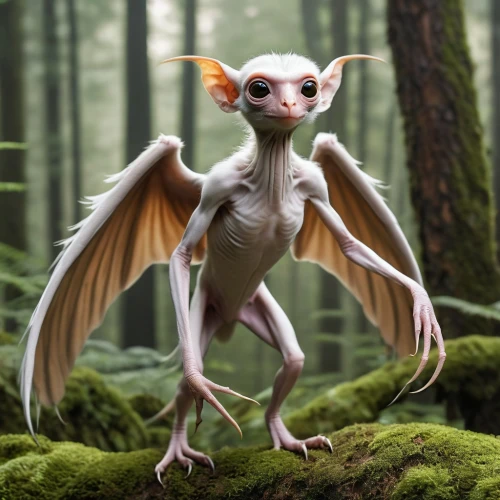 featherless,hippogriff,dobby,fantasy animal,bartok,obertan,agamid,draco,grygera,forest dragon,celebi,mogwai,unicornis,jarusombat,petrify,homunculus,sphinx pinastri,budroyale,triaenops,doby,Photography,General,Realistic