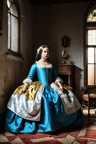 vermeer,miniaturist,noblewoman,belle,principessa,bluestocking,noblewomen,habanera,girl in a historic way,iulia hasdeu castle,lucrezia,margaery,cinderella,cenerentola,chambermaid,mauritshuis,vicomte,guarini,tosca,nelisse,Photography,General,Realistic