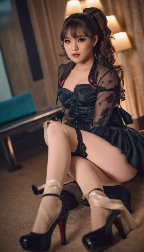 japanese doll,hitomi,kasumi,dress doll,dollfie,cheongsam,ayata,corsetry,valentine pin up,pin-up model,doll looking in mirror,burlesque,female doll,ayumi,doll paola reina,doll dress,anri,vintage doll,retro pin up girl,redstockings,Photography,General,Cinematic
