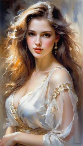 white lady,romantic portrait,margairaz,margaery,mystical portrait of a girl,noblewoman,young woman,art painting,fantasy portrait,ariadne,principessa,guinevere,messalina,fantasy art,diwata,bacchante,comely,celtic woman,oil painting,world digital painting,Conceptual Art,Oil color,Oil Color 03