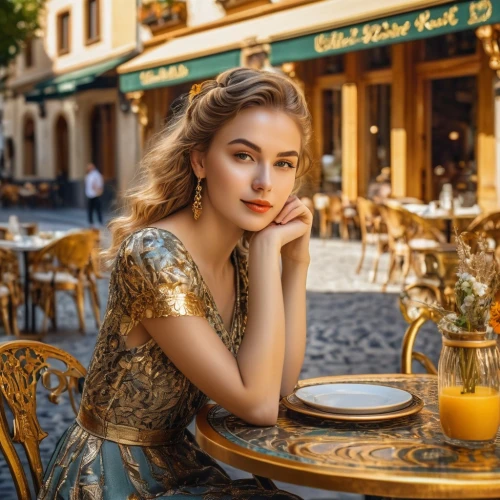 woman at cafe,paris cafe,parisian coffee,woman drinking coffee,anastasiadis,girl in a long dress,parisienne,cappuccino,vintage dress,women at cafe,espresso,french coffee,vintage woman,café au lait,romantic look,ksenia,yulia,blonde woman,francophile,elegant,Photography,General,Realistic