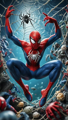 asm,webcrawler,superhero background,romita,spiderwick,spider bouncing,symbiote,spider,narvel,spidey,webs,aranha,webbed,aranburu,spiderman,ditko,aranxta,web,araneda,aranesp,Illustration,Realistic Fantasy,Realistic Fantasy 19