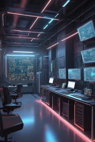 computer room,spaceship interior,ufo interior,neon human resources,the server room,cyberscene,modern office,cybertown,workstations,working space,cyberspace,cybercafes,computer workstation,cyberworks,workspaces,control center,offices,game room,scifi,holodeck,Conceptual Art,Daily,Daily 35