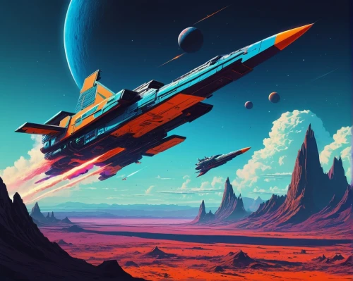 gradius,space ships,extrasolar,homeworld,futuristic landscape,starlink,space art,forerunner,spaceships,sci fiction illustration,spaceplanes,reentry,homeworlds,voyagers,spaceport,planetrx,forerunners,skyterra,armada,space tourism,Conceptual Art,Sci-Fi,Sci-Fi 12