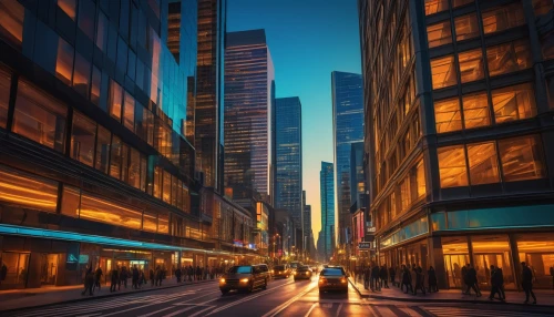 new york streets,city scape,cityscapes,tall buildings,5th avenue,financial district,streetscapes,manhattan,business district,paulista,streetscape,tishman,newyork,citicorp,new york,city buildings,blue hour,evening city,city life,hudson yards,Illustration,Black and White,Black and White 21